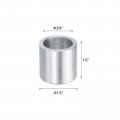 Uxcell 5pcs Aluminum Spacer 3 8 Bore X 1 2 Od Length Screw Standoff Bushing Plain Finish Round Metal For Id Screws Bolts And