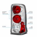 Amerilite Chrome Replacement Brake Tail Lights For 02-06 Cadillac Escalade Passenger And Driver Side