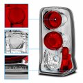 Amerilite Chrome Replacement Brake Tail Lights For 02-06 Cadillac Escalade Passenger And Driver Side