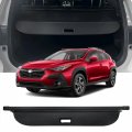Natwee Cargo Cover Fit For 2024 Subaru Crosstrek Accessories Retractable Rear Trunk Security Shielding Shade Black Carbon Fiber 