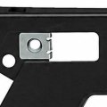 Front License Plate Bracket For Lexus Es350 2010 2011 2012 Replacement Lx1068109 And 5211433250 Black Plastic Standard Style