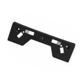 Front License Plate Bracket For Lexus Es350 2010 2011 2012 Replacement Lx1068109 And 5211433250 Black Plastic Standard Style
