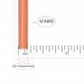 Uxcell Silicone Wire 12 Awg Ultra Flexible 600v Electric Strands Of Tinned Copper 3 Ft Orange