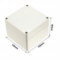 Uxcell 120x120x90mm Electronic Waterproof Ip65 Sealed Abs Plastic Diy Junction Box Enclosure Case Gray