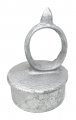 Chain Link Fence Loop Caps Malleable Star Top For O D 2-7 8 Post X 1-5 Inch Cross Rail 