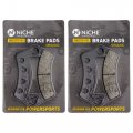 Niche Front Left Right Brake Pad Set For Arctic Cat 2502-217 Organic 2 Pack