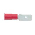 Wire Terminal Red Male Slide 1 4 In Width 22 18 Ga Gauge Alx-pau-si-hp1050-cla1 17 Pack 