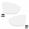 X Autohaux Right Passenger Driver Left Side Mirror Glass W Adhesive For Volkswagen Cc 2009-2016 Eos Jetta 2012-2015 Passat