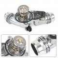 Upgrade Aluminum Thermostat Assembly With Housing For Bmw E46 E39 E60 E83 E53 E85 325i 330i 525i 530i X5 X3 Z3 Z4 Replace