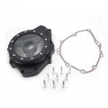 Httmt Mt054a- Black Glass See Through Engine Stator Cover For Suzuki Gsxr1300 Hayabusa 99- 20 