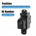 X Autohaux 93581-1r000 Car Power Window Control Switch Left Right Side For Hyundai Accent 2012 Black