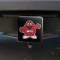 Western Kentucky University Secondary Logo Tow Trailer Hitch Cover Plug Insert For 2 In Receivers Black Abs Plastic With Uv