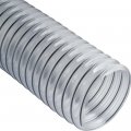 Clear Flexible Dust Collector Shop Vac Hose 10 Ft Long 4a Diameter Pvc Collection For Work A Wire Reinforced Fittings Air