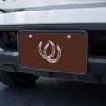Graphics More Horseshoe Lucky Double Cowboy Brown Novelty Metal Vanity Tag License Plate
