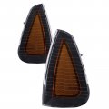 Headlightsdepot Side Marker Signal Lights For Dodge Charger 2006-2010 Sxt Rt Se Srt8 Includes Left Driver And Right Passenger 