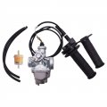Carburetor Carb With Throttle Cable Handle Brake Clutch Lever And Left Kit Replacement For Yamaha Ttr125le Ttr125l Ttr125e 