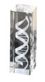 Dna Helix Crystal Statue 6 Inches In Height