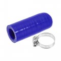 1 Set 16mm Id Silicone Coolant Cap With Clamp For Heater Bypass Vacuum Water Port Blue 