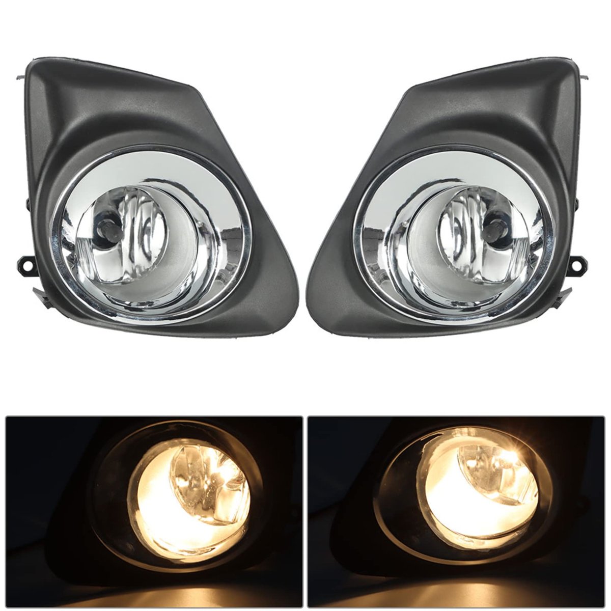 Fog Light Assembly Kit For Toyota Corolla 2011 2013 2 Pack Front Bumper Driving Lamps With H11 Halogen Bulbs Switch And Wiring