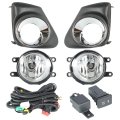 Fog Light Assembly Kit For Toyota Corolla 2011 2013 2 Pack Front Bumper Driving Lamps With H11 Halogen Bulbs Switch And Wiring