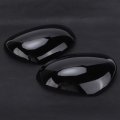 Fydun Pair Side Rearview Mirror Caps Stick On Protective Housing Replacement For Smart Fortwo Forfour 453 2015a 2021 Glossy