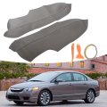 1 Pair Door Panels Armrest Leather Protector Cover Replacement For 2006-2011 Civic Sedan 