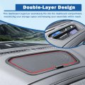 Dashboard Organizer Tray For 2019 2021 Chevy Silverado Gmc Sierra 1500 And 2020 2023 2500hd 3500hd Red Center Console Storage