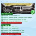 Dashboard Organizer Tray For 2019 2021 Chevy Silverado Gmc Sierra 1500 And 2020 2023 2500hd 3500hd Red Center Console Storage