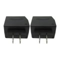 Vicue Car Power Adapter Converter 12v Household Charger Cigar Cigarette Lighter 110v-220v Ac To Dc 2pcs