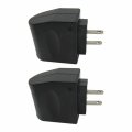 Vicue Car Power Adapter Converter 12v Household Charger Cigar Cigarette Lighter 110v-220v Ac To Dc 2pcs