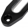 Ocpty 10 Aluminum Hawse Fairlead For Synthetic Winch Rope Cable Line Polished Univerasal Atv Utv Red 8000-15000 Lbs