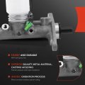 A-premium Brake Master Cylinder With Reservoir And Cap Compatible Honda Vehicles Civic 1988-1991 1993-1995 Del Sol 1994 Crx