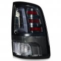 Ocpty Tail Light Assembly Pair Replacement For 2009 Dodge Ram 1500 2010-2018 2500 3500 2019-2022 Classic Led Tube Matte Black