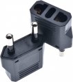 5 Pack Eu European Kr Plug Adapter Toptekits Travel Adapters From America To Europe Outlet Adaptor Black 4 8mm