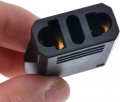 5 Pack Eu European Kr Plug Adapter Toptekits Travel Adapters From America To Europe Outlet Adaptor Black 4 8mm