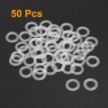 Uxcell Nylon Flat Washers M12 20mm Od 12mm Id 1mm Thickness Sealing Gasket For Faucet Pipe Water Hose Clear Pack Of 50