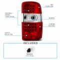 Amerilite Crystal Red Led Replacement Brake Tail Lights Set For 2000-2006 Chevy Tahoe Suburban Gmc Yukon Passenger And Driver
