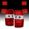Amerilite Crystal Red Led Replacement Brake Tail Lights Set For 2000-2006 Chevy Tahoe Suburban Gmc Yukon Passenger And Driver