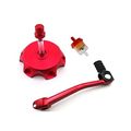 Tc-motor 11mm Folding Gear Shifter Lever Gearshifter Red Fuel Tank Cover Cap Filter For 50cc 90cc 110cc 125cc 140cc 150cc 160cc 