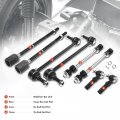 A-premium Set Of 8 Front Inner Outer Tie Rod End Rear Sway Bar Link Compatible With Ford Taurus 1986-1995 Mercury Sable Sedan