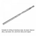 Uxcell 7mm Cutting Dia Cemented Carbide Twist Extra Long Drill Bit With Round Straight Shank For Hardened Steel Stainless 150mm