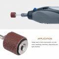 Uxcell 100 Pcs 1 Inch Sanding Sleeves Sandpaper Set 60 Grit With 2 0 79 Drum Mandrels For Rotary Tools