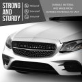 Front Bumper Face Bar Trim Molding Step Pad For Benz E43 Amg 4matic 2017 2018 Glossy Black Fits Models With Styling And Night