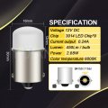 Ruiandsion Ba15s Led Bulb 1156 12v White 1141 1003 P21w 7506 3497 1073 3014 9smd Chipsets Replacement For Car Rv Camper Boat