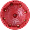 Aip Electronics Red Female Socket Terminal Ignition Distributor Cap Compatible With V8 Pro Billet Distributors Oem Fit
