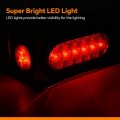Led Trailer Steel Box Kit For Truck W 6 Oval Tail Light 2 Marker Lamp Clear Lens Luces Traserasassembly