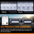 Led Trailer Steel Box Kit For Truck W 6 Oval Tail Light 2 Marker Lamp Clear Lens Luces Traserasassembly