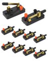 Qwork Educational Single Pole Cutter Switch 10 Pack Throw Electrical For Making And Breaking A Connection Circuit Physics 