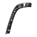 Wheel Opening Molding Rear Driver Side For Jeep Grand Cherokee L 2021 2025 Black Textured Pp Plastic Replaces Ch1790112