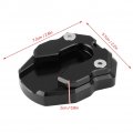Fydun Motorcycle Kickstand Extender Foot Side Stand Extension Pad Support Plate For Yamaha Nmax155 2015-2016 Xmax 300 2017-2018